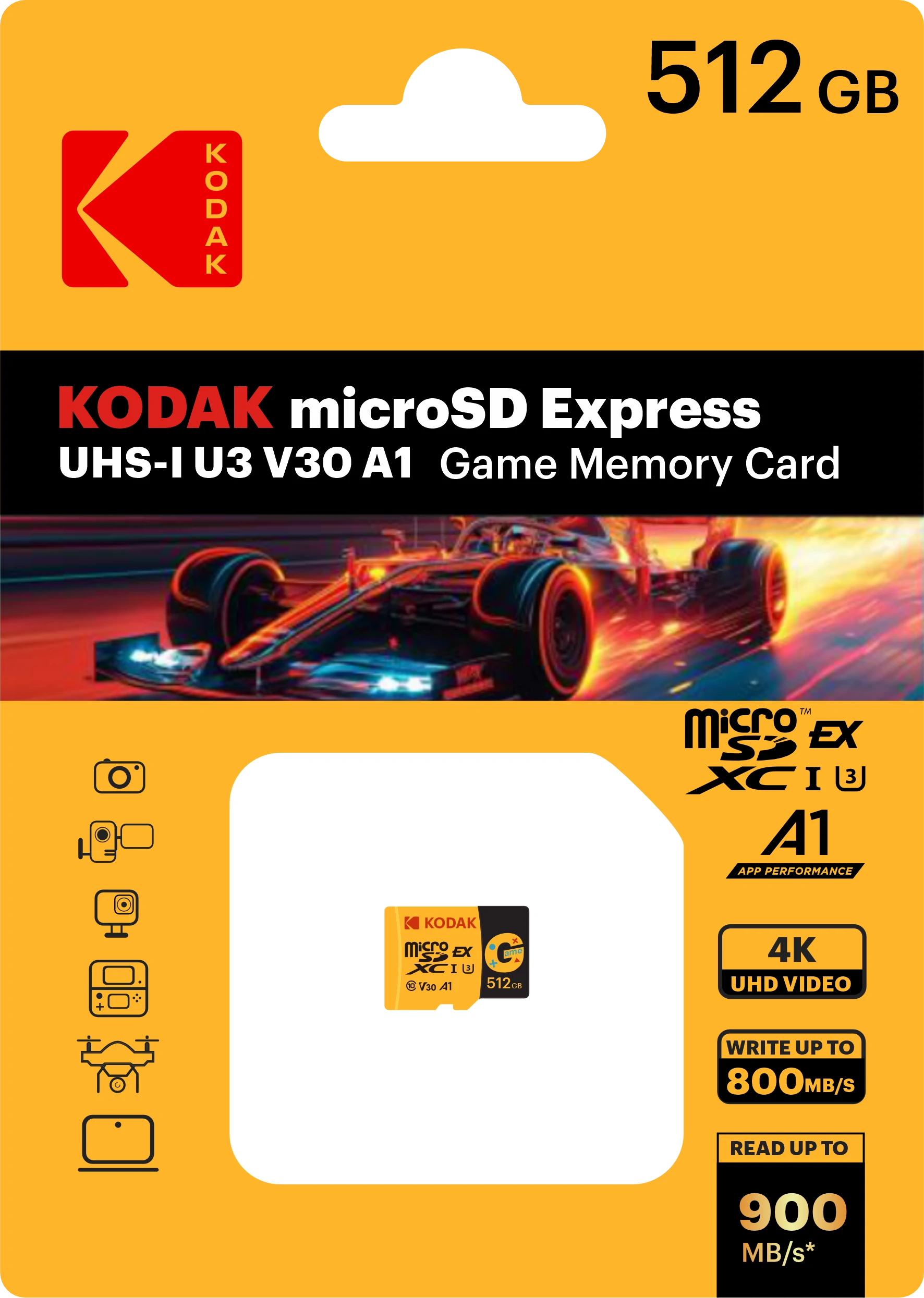 Kodak MicroSD Express - UHS-I U3 V30 A1