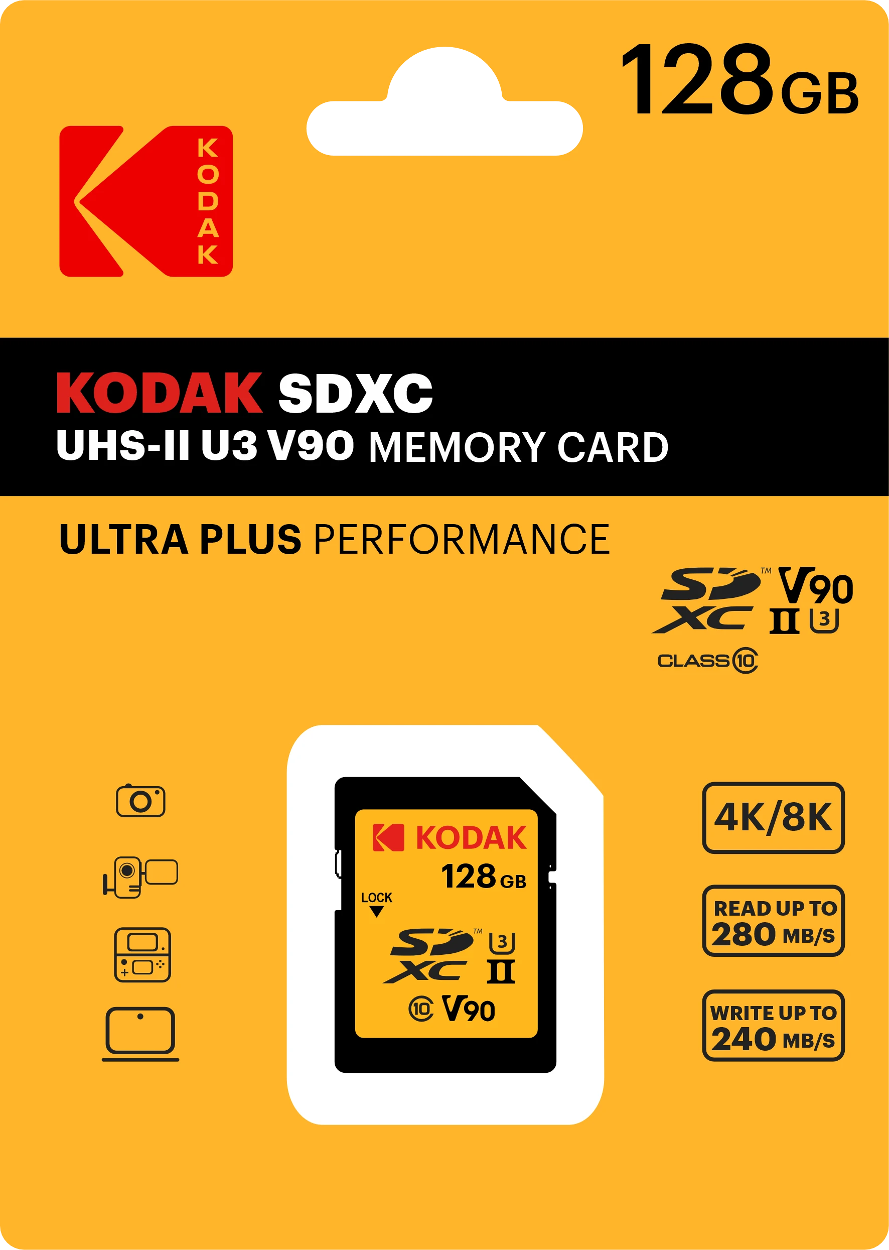 Kodak SD Card V90 - UHS-II U3 V90 