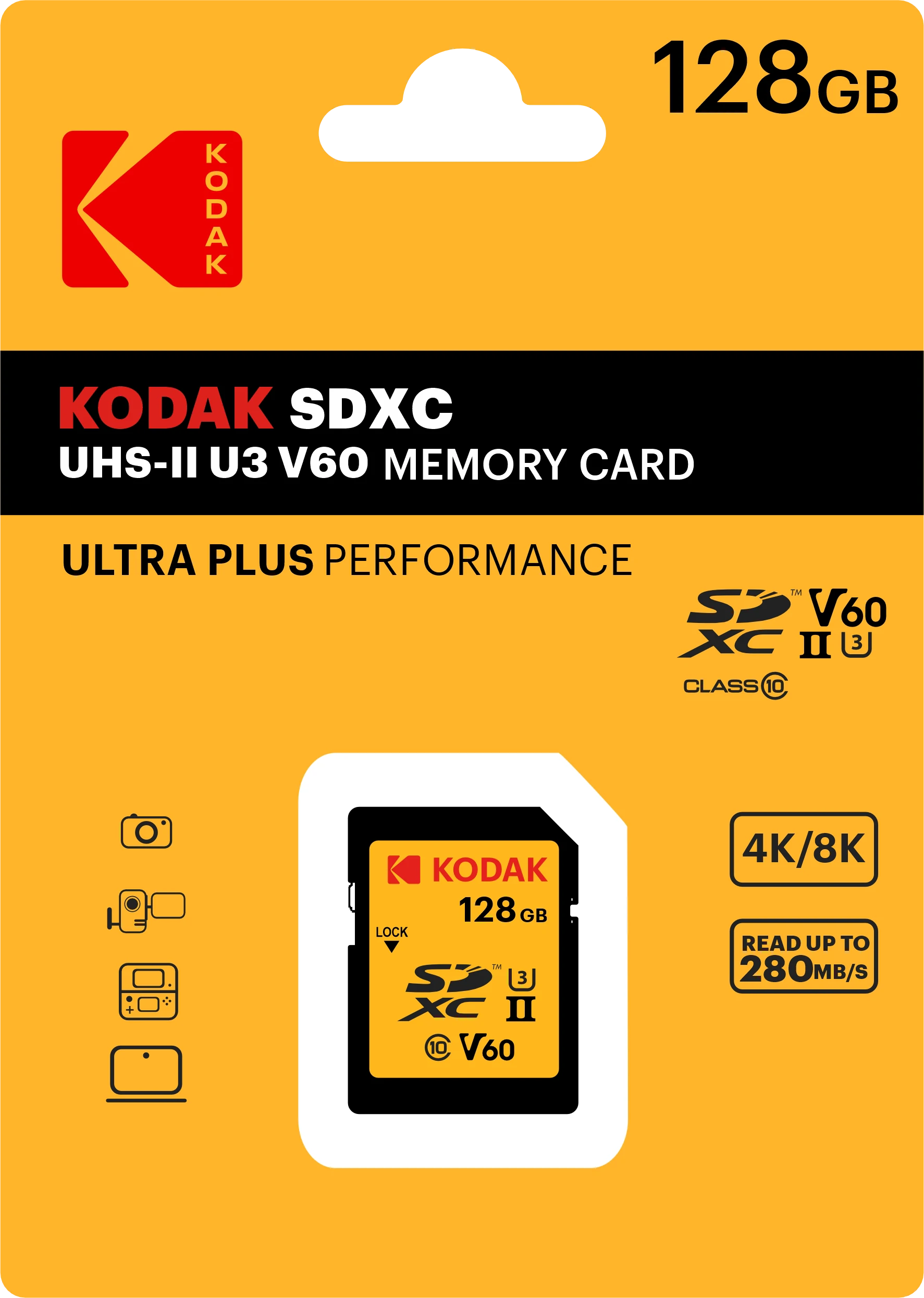 Kodak SD Card V60 - UHS-II U3 V60 